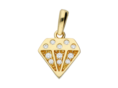 Bijuterii aur online - Pandantive din aur 14K galben diamond