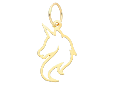 Martisor din aur 14K - model unicorn