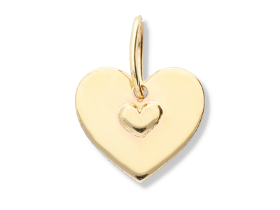 Pandantive de aur inimioara - Colectia Tiny heart  - aur 14K, culoare aur galben